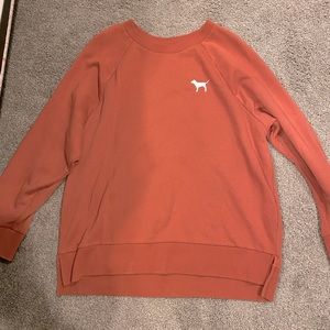 Oversized pink crewneck!! Dark pink blush color. Super comfy!!